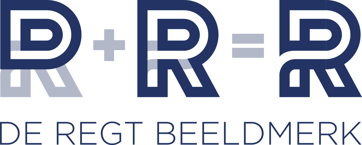 De D plus de R vormen samen het beeldmerk van BouwkunDe Regt